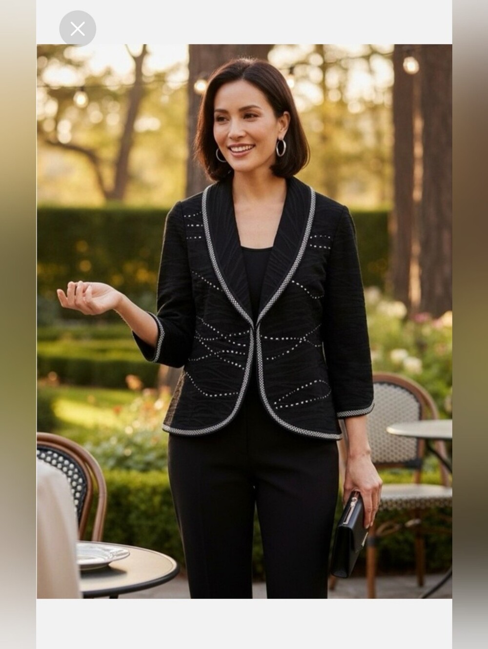Ming Wang cardigan, size XL